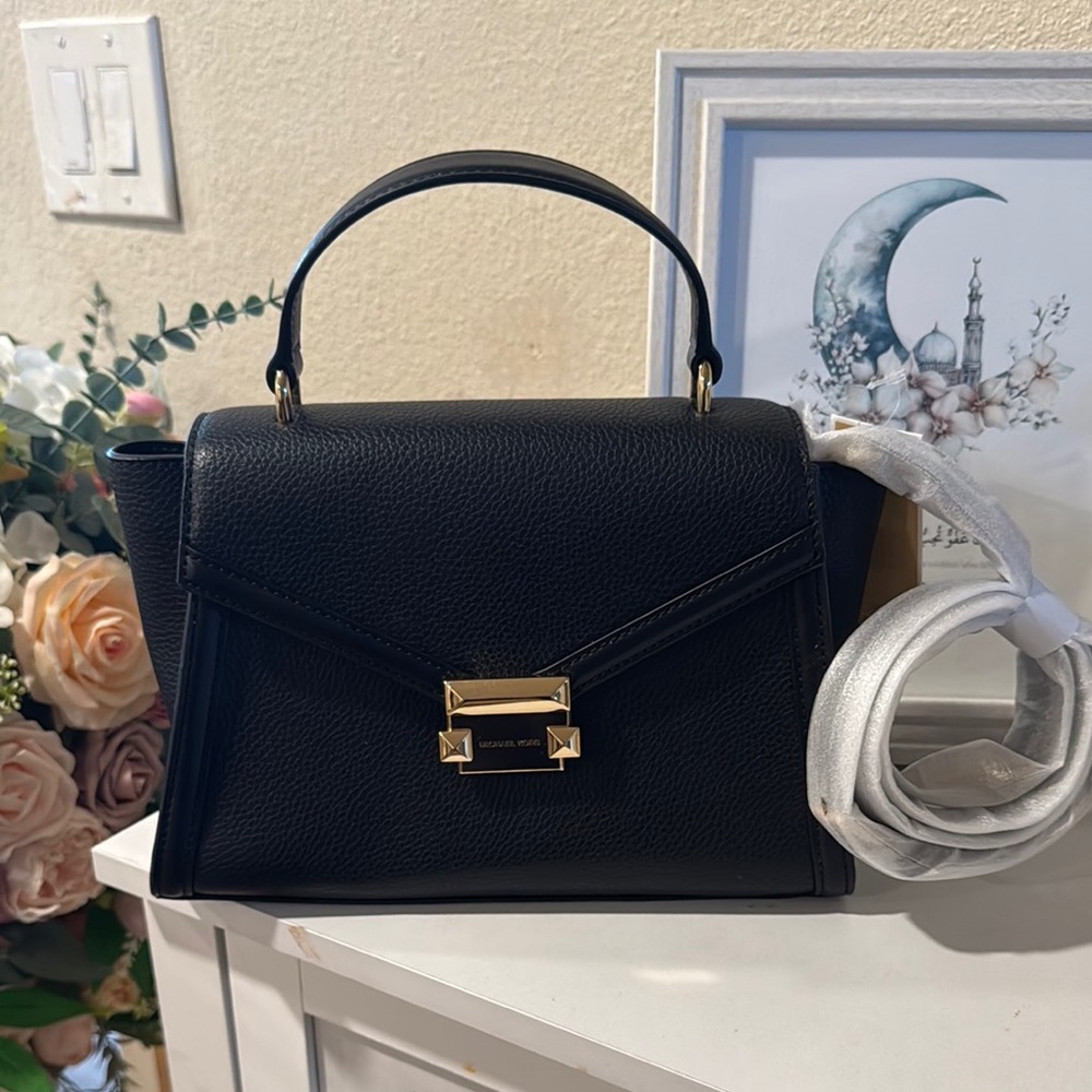 Michael Kors Flap Black Handbag - Picture 2 of 10